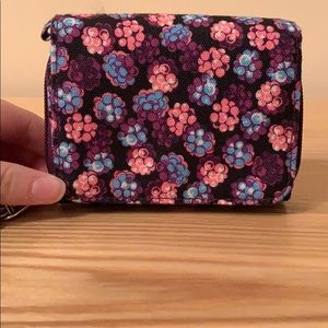 Vera Bradley RFID Card Case in Berry Burst